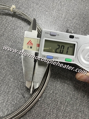 RTD-temperatuursensor PT100 Probe 2,0 mm Diameter X 3 meter Lengte