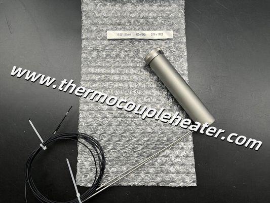 Microtubulaire spoelverwarming spuitstuk verwarming met vergrendeling en thermocouple gaten