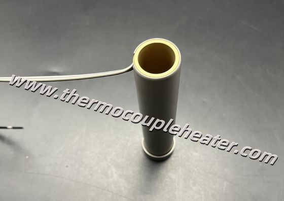 Microtubulaire spoelverwarming spuitstuk verwarming met vergrendeling en thermocouple gaten