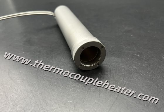 Microtubulaire spoelverwarming spuitstuk verwarming met vergrendeling en thermocouple gaten