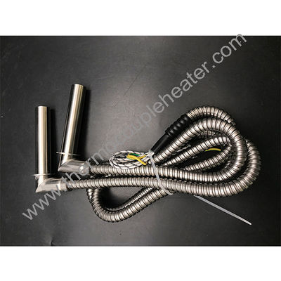 Elektrische cartridgeverwarmingselement met flexibele metalen buis