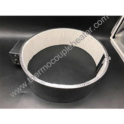 Extruder van roestvrij staal schroefvat keramische bandverwarmers met eindpunten