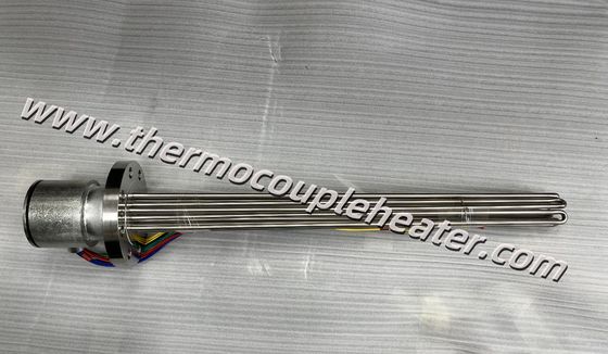 Flanke Tubulaire onderdompeling verwarmers Ideaal voor het verwarmen van vloeistoffen Gassen Tanks en drukvaten