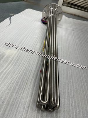 Flanke Tubulaire onderdompeling verwarmers Ideaal voor het verwarmen van vloeistoffen Gassen Tanks en drukvaten