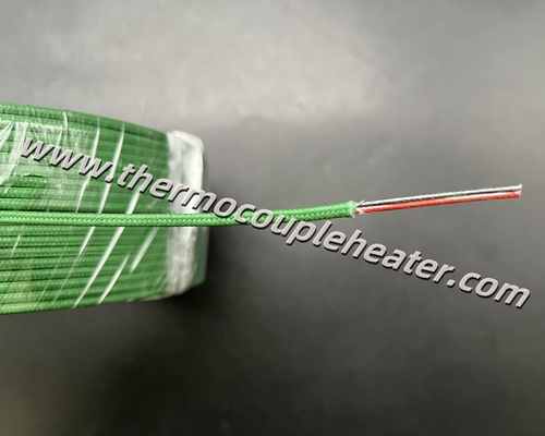 Termocouplecompensatiekabel type S Speciale isolatie van glasvezel Temperatuurweerstand 700°C