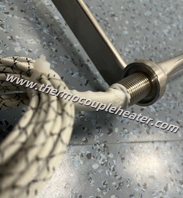 Hoog vermogen plat buisvormig verwarmingselement olieverwarmer zijde gemonteerd
