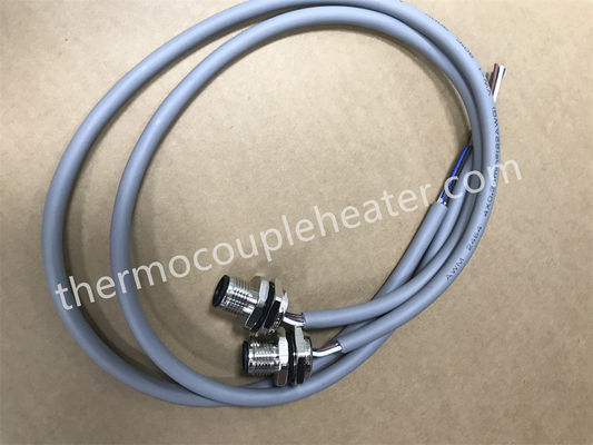 M12 Lood 5-pins Mannelijke axiale aansluiting Vrouwelijke met aansluitkabel