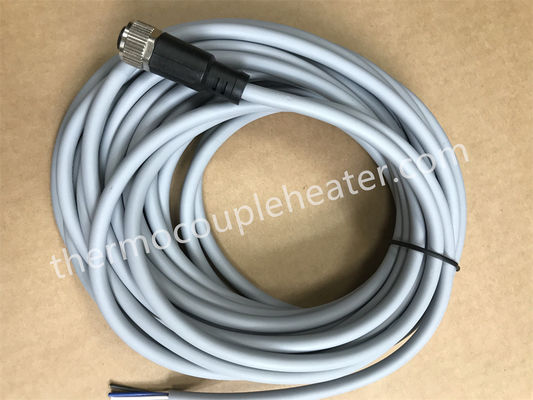 M12 Lood 5-pins Mannelijke axiale aansluiting Vrouwelijke met aansluitkabel