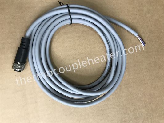 M12 Lood 5-pins Mannelijke axiale aansluiting Vrouwelijke met aansluitkabel