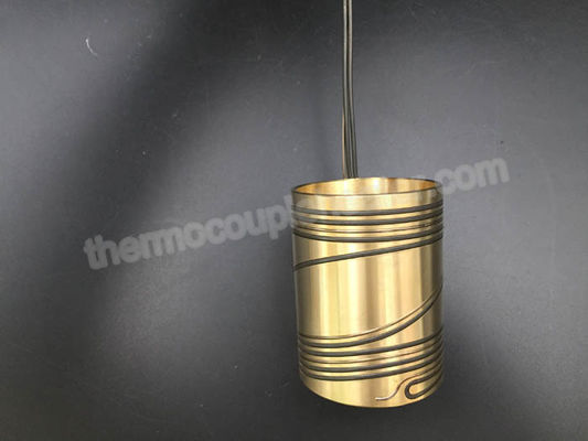 De plastic Verwarmers van de de Industrierol met het Messingsmateriaal van de Thermokoppel Groot Diameter