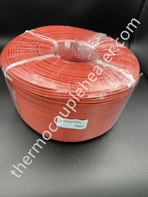 Thermocouple type N Uitbreidingsdraadkabel in PVC en metalen mesh