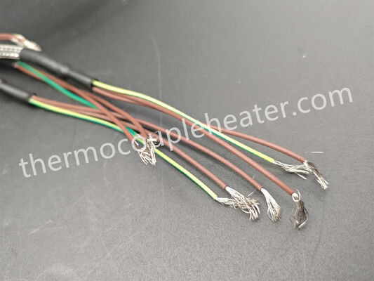 Straight Hot Runner Coil Heater met J-type thermocouple in 4x4mm