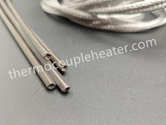 Straight Hot Runner Coil Heater met J-type thermocouple in 4x4mm