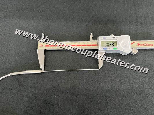 Ultra-dunne 1.0x100 mm PT100 RTD-sensor   High-precision Miniature Temperature Probe