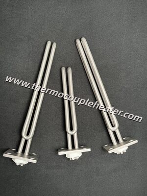 UL-gecertificeerde industriële watervatverwarming van roestvrij staal flens onderdompeling verwarmingselement