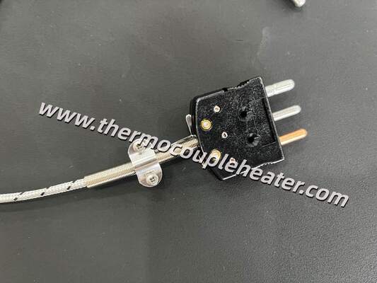 Spring-Loaded Bayonet Thermocouple With 3-Pin Connector (Custom Lengths)
