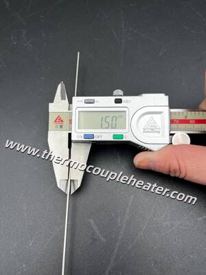 Fast-Response Type J Thermocouple: Φ1.5mm Probe with High-Temp Kapton Lead Cable