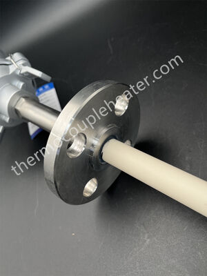 Hoogtemperatuurthermocouples met keramische buizen en koppen in een keramische buis met dubbele bescherming