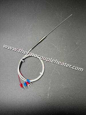 1.0mm Ultra-slank mineraal geïsoleerd PT100 RTD-sensor 4-draad hoge precisie voor gesloten ruimtes