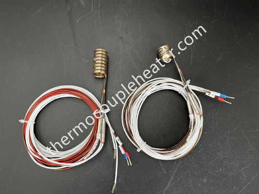 brass Coil Heater with Thermocouple Type J for Hot Runner System