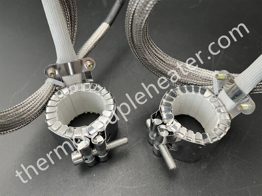 Industrieel elektrisch verwarmingselement Keramische extruder Messing Mica bandverwarmer