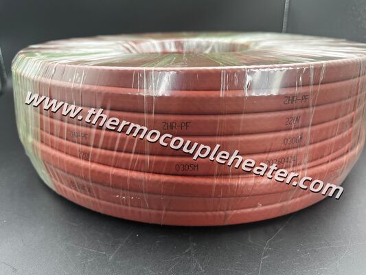 Self-Regulating Heating Cable Fluoropolymer Outer Jacket With Braid Protection