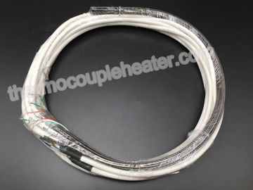 4.2x2.2mm Rechte Rolverwarmers met j-Type Thermokoppel en Witte Silicone Geverniste Kabel