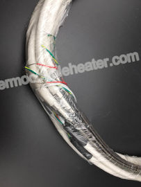 4.2x2.2mm Rechte Rolverwarmers met j-Type Thermokoppel en Witte Silicone Geverniste Kabel