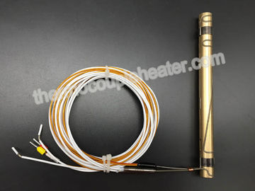 Diameter 10mm Pers in de Rolverwarmer van de Messingspijp met Thermokoppel en Groef