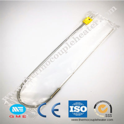 K Type Gepantserd Mi Kabelthermokoppel met 2m Uitbreidingsdraad