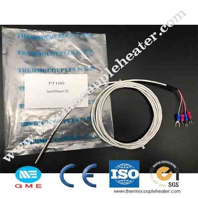 IP68 3 de Temperatuursensor PT100 van het Draadthermokoppel