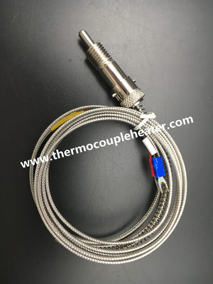 Van de de Bajonetstijl van de temperatuursensor Thermokoppeltype J/K met 2m Kabel