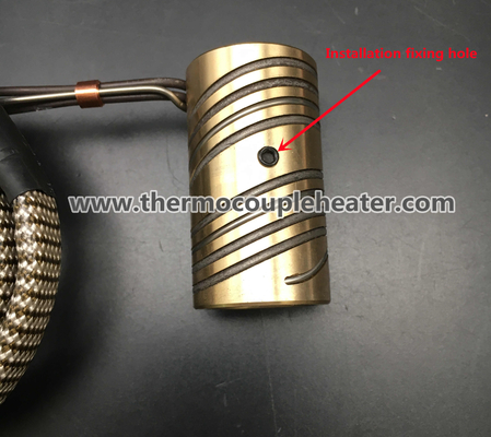 Het Verwarmen van messingsmini tubular resistor coil heater Draaddiameter 1.8mm