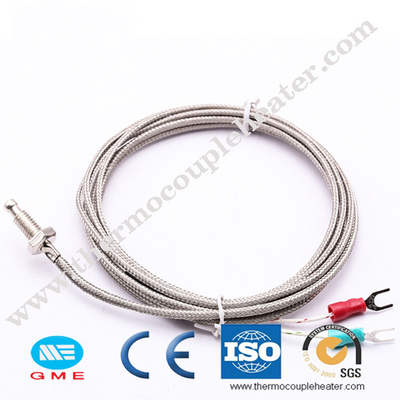 Van de de Temperatuursensor Pt100 van de roestvrij staalschroef het Type van OTO K Thermokoppel M6