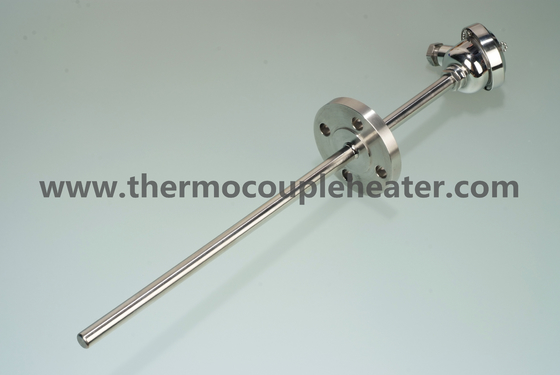Het Thermokoppeloto PT100 van de temperatuursensor met Flens Thermowell