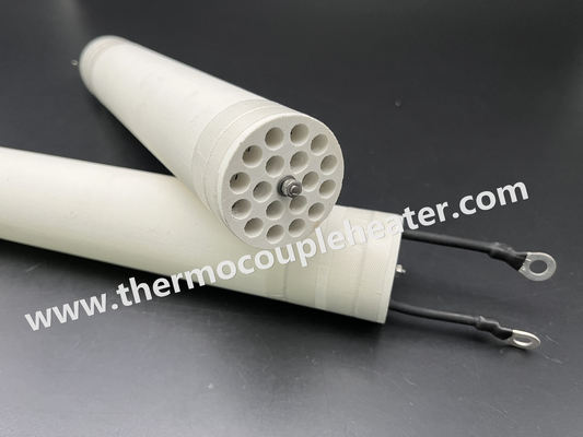 Ceramische cilindrische ceramische het verwarmen van Bobbin Heater elementen voor Lucht het Verwarmen