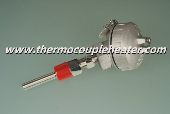 Temperatuursensor thermopaar type K met beschermend thermowell