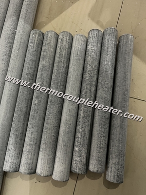 Nitride gebonden siliciumcarbide NSiC thermocouple beschermingsbuis voor metaal smeltoven