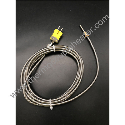 Type K MI thermocouple sensor Hoog uitlaattemperatuur sensor met schroef