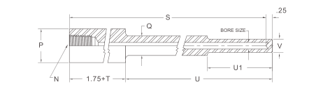 De Types van temperatuursensor Roestvrij staalkoper Thermowell met Kielzogfrequentie