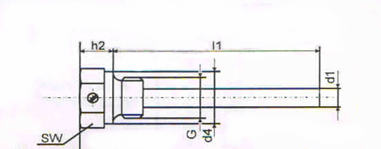 Roestvrij staalthermokoppel Thermowell voor Bimetaalthermometer