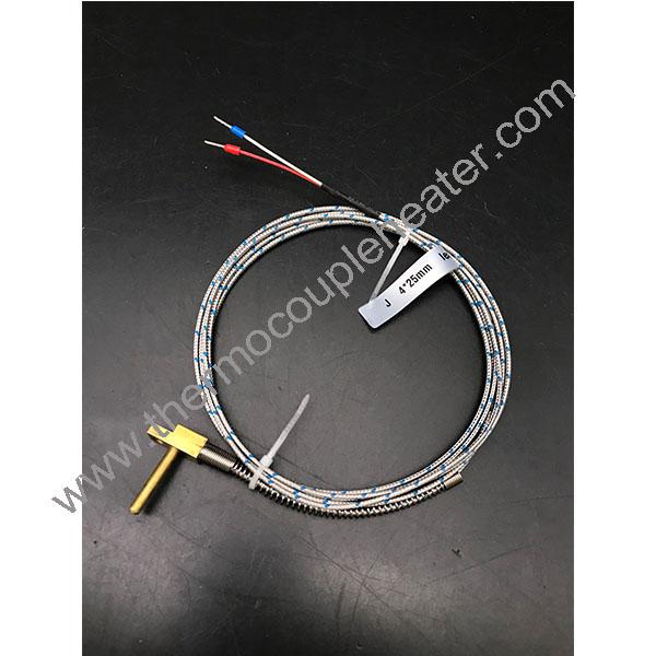 Temperatuursensor thermocouple van type K/J 4x12 mm en 4x25 mm