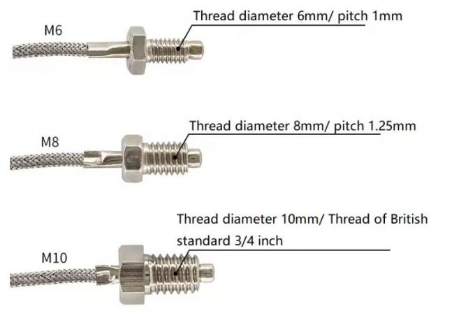 M6 Schroef K E Type Schroef Thermocouple Microwave Oven Inductie Kookplaat Olie Temperatuur Sensor