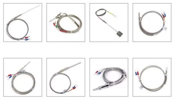 Draad M6/M8/14'' Schroefprobe Temperatuursensor Thermocouple K-type Kabel 2m