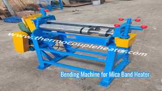 Gemotoriseerde 3-rollen buigmachine voor de productie van mica bandverwarmers
